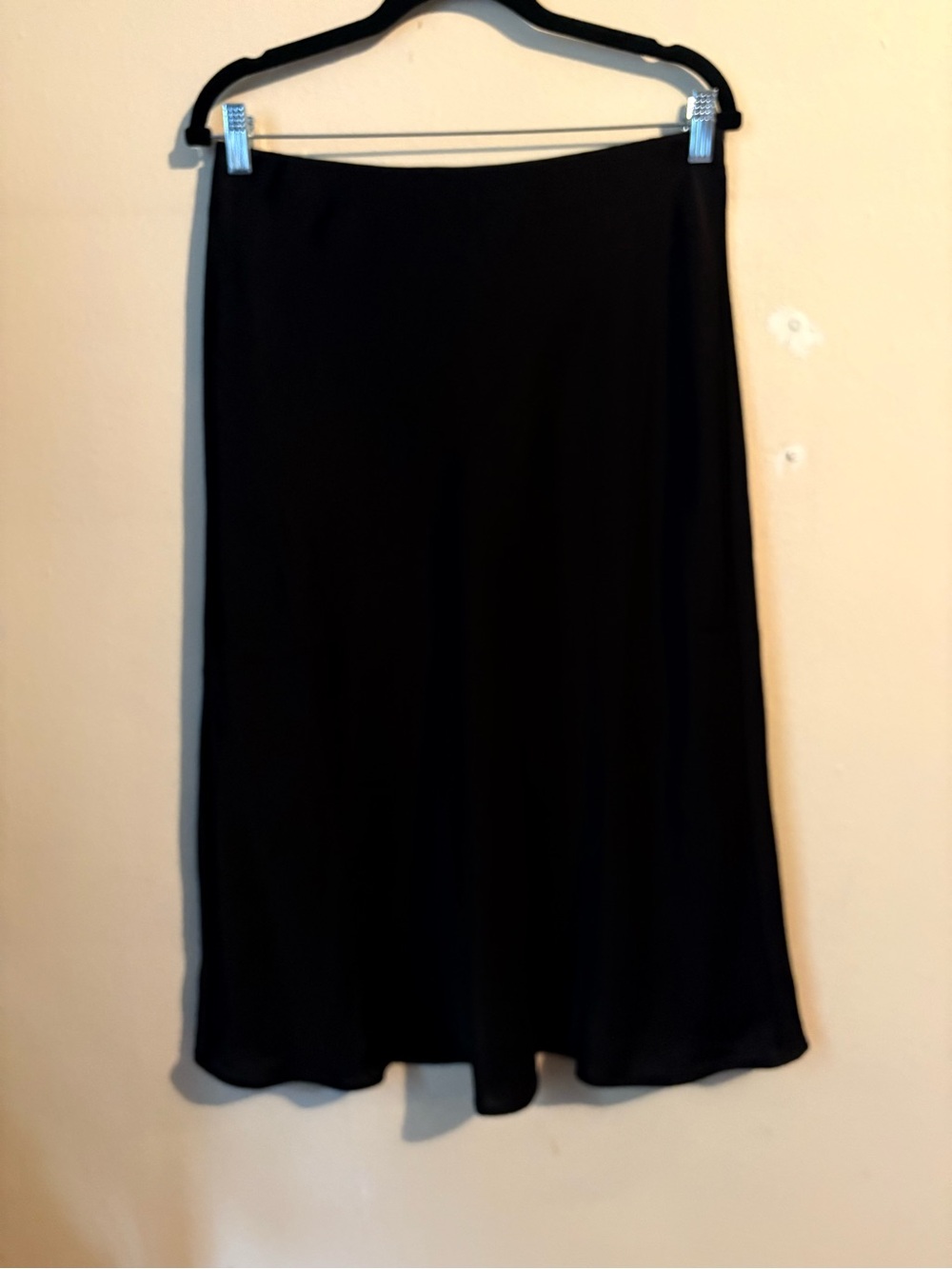 Classic Black Midi Skirt — Sleek A-Line Style